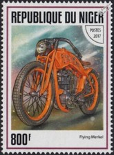 Selo de motocicleta FLYING MERKEL Early Racing (2017 Níger) comprar usado  Enviando para Brazil