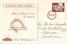 Cartolina pubblicitaria concor usato  Albenga