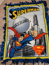 Superman blanket w for sale  Hockley