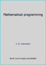Mathematical programming g. for sale  Aurora