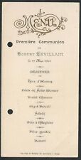 Menu 1ère communion d'occasion  Osny