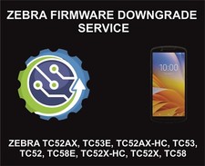 Downgrade de firmware Zebra, Flash, Zebra TC52, TC53, TC58, TC57, TC78, TC77 comprar usado  Enviando para Brazil