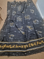 Single black curtain for sale  UK