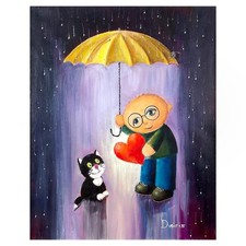 Usado, Yulia Dvoiris, Pintura Original em Tela, Assinada à Mão com Carta de Autêntico comprar usado  Enviando para Brazil
