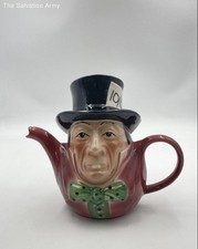 Bule vintage Staffordshire Tony Wood Alice no País das Maravilhas O Chapeleiro Maluco com tampa comprar usado  Enviando para Brazil