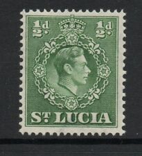 St Lucia 1938-48 1/2d Green perf 141/2 x 14 SG 128 Perfeito estado comprar usado  Enviando para Brazil
