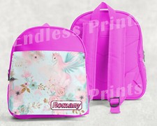 Mochila Unicórnio Personalizada Rosa Bolsa Escolar Mochila Infantil (5), usado comprar usado  Enviando para Brazil