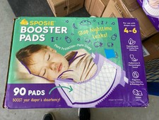 Duplicador de fraldas Sposie® Booster Pads 90 unidades 3 pacotes de 30 almofadas, tamanho 4-6 NOVO LIDO, usado comprar usado  Enviando para Brazil