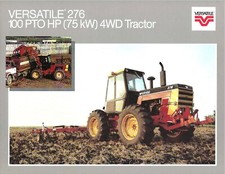 Folheto para trator agrícola - Versátil - 276 - 4WD - c1984 (F6439) comprar usado  Enviando para Brazil