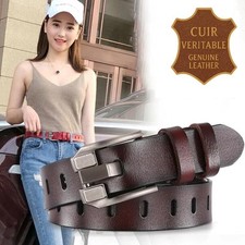 Ceinture cuir véritable d'occasion  France