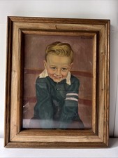 Pintura de retrato vintage 1952 – Assinada, pintada em Maples Itália comprar usado  Enviando para Brazil