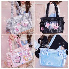 Bolsa de ombro Lolita Ribbon Itabag transparente bolsa de mão para meninas bolsas transversais comprar usado  Enviando para Brazil
