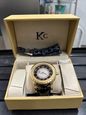 Relógio masculino KC Techno mostrador de roleta quartzo 48 mm com pulseira extra, usado comprar usado  Enviando para Brazil