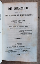 Sommeil physio. psycho. d'occasion  Dinan