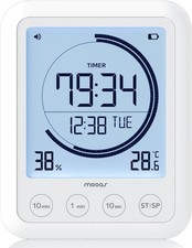 Mooas Visual Digital Relógio de Banheiro Chuveiro Impermeável Temperatura comprar usado  Enviando para Brazil