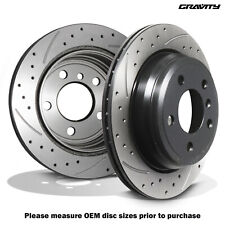 Rear drilled grooved for sale  MANCHESTER