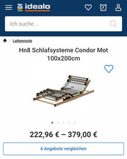 Elektrisches lattenrost 90x200 gebraucht kaufen  Laage