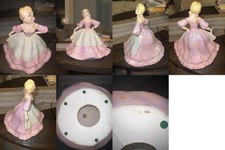 Usado, Estatueta vintage Southern Belle rosa e creme vestido esmalte meados do século slip-cast comprar usado Usado, Estatueta vintage Southern Belle rosa e creme vestido esmalte meados do século slip-cast comprar usado  Enviando para Brazil