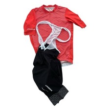 Conjunto La Passione Top/Bib Shorts Masculino Pequeno Branco Preto Acolchoado Ciclismo Geométrico comprar usado  Enviando para Brazil