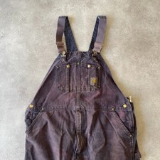 Carhartt denim dungarees for sale  HUDDERSFIELD