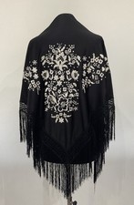 Black triangular shawl for sale  WOLVERHAMPTON