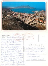 Cartão postal c16772 vista aérea Mindelo Ilha de São Vicente Cabo Verde 1995 metro comprar usado  Enviando para Brazil
