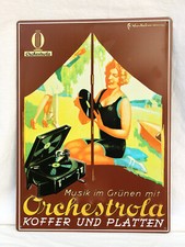 Deko schild rchestrola gebraucht kaufen  Berlin