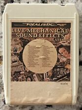 Realistic Live Mechanical Sound Effects - 8 track Tape - Rebuilt And Play Tested comprar usado  Enviando para Brazil