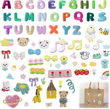 Toppe ricamate autoadesive usato  Roma