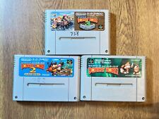 CONJUNTO NINTENDO SUPER FAMICOM DONKEY KONG 1 2 3 comprar usado  Enviando para Brazil