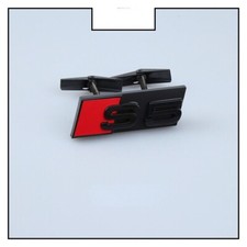 Audi S5 Schriftzug Emblem Logo Vorne Kühlergrill Grill Abzeichen Schwarz, usado comprar usado  Enviando para Brazil