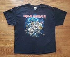 Camisa preta desbotada vintage anos 90 Iron Maiden Best Of The Beast tamanho 2XL metal rock comprar usado  Enviando para Brazil