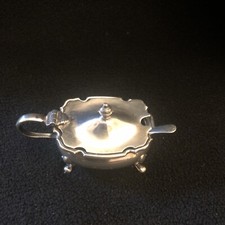 Solid silver mustard for sale  CRAWLEY