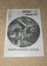 Emcomat maximat v10 for sale  MANSFIELD