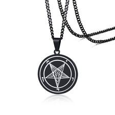 Mens black baphomet d'occasion  Expédié en Belgium
