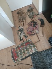 Alte handbemalte schattenspiel gebraucht kaufen  Bad Soden-Salmünster
