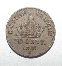 Centimes 1866 napoléon d'occasion  Pacy-sur-Eure