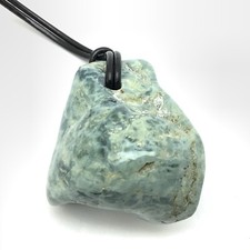 Usado, Pingente de seixo de jade azul colar de jade nefrite rancho Vonsen Marin CA #40 comprar usado  Enviando para Brazil