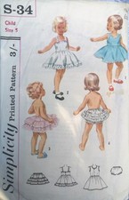 Simplicity 1960 sewing for sale  CHIPPENHAM