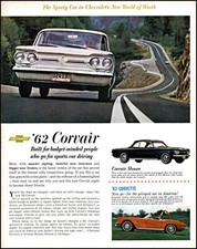 1962 chevrolet corvair d'occasion  Expédié en Belgium