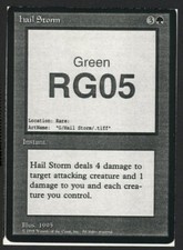 ***Cartão de teste Hail Storm*** MTG Alliances Magic Kid Icarus comprar usado  Enviando para Brazil
