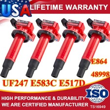 Bobina de ignição 4 peças para Toyota Corolla Celica Chevy Prizm Pontiac Vibe 1.8L UF247 comprar usado  Enviando para Brazil