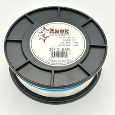 Linha de pesca monofilamento ANDE Premium 20 lb teste 1/2 lb carretel transparente 1200yd comprar usado  Enviando para Brazil