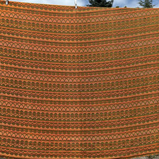 Vintage curtains orange for sale  STOKE-ON-TRENT