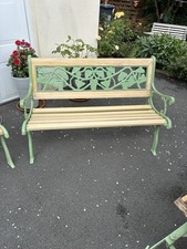 Garden bench wrought for sale  BRADFORD
