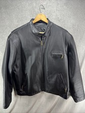 Jaqueta de couro preta masculina Arizona Jean Co XLG roupa externa para motociclismo comprar usado  Enviando para Brazil