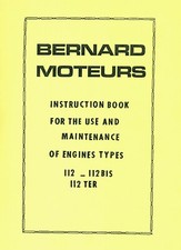 Bernard moteurs instruction d'occasion  Expédié en Belgium