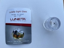 Usado, Mira de vidro LUNETA 1" rosca NPT nova caixa aberta (PN SG.100NPT) comprar usado  Enviando para Brazil