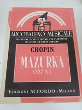 Mazurca chopin per usato  Salerno