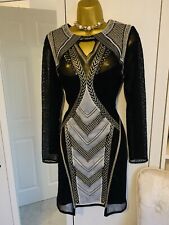 karen millen dresses gold for sale  SOLIHULL